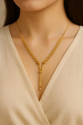 Zircon Pendant-345 (Golden)